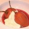 Poached vanilla tamarillos