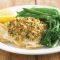 Pistachio and herb crusted fish