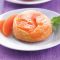 Apricot and almond upside-down puds