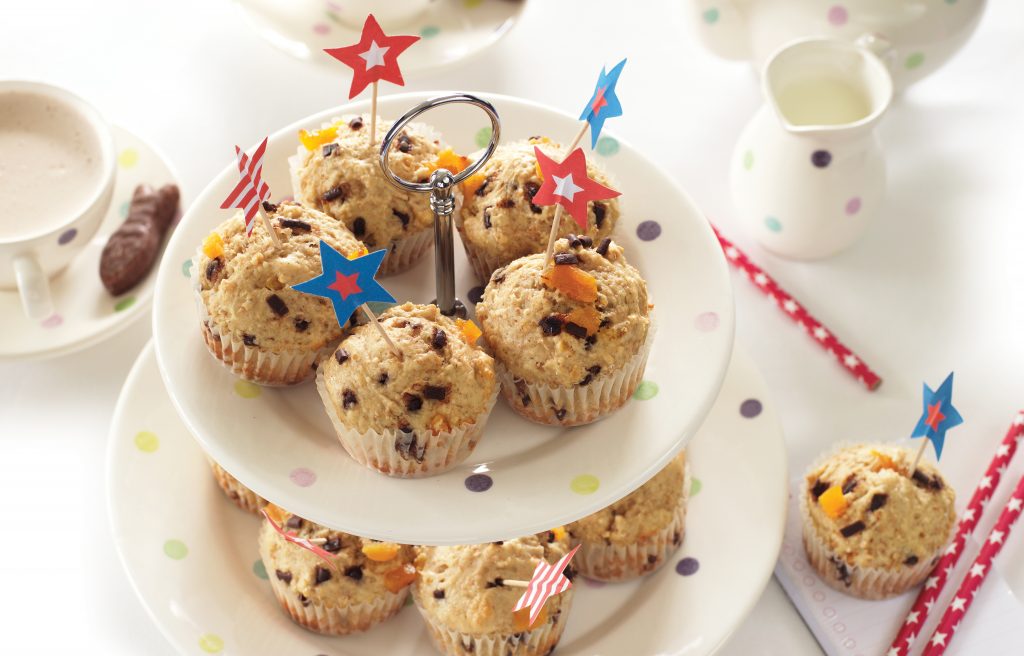 Apricot and chocolate muffins Apricot and chocolate muffins