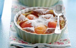 Apricot clafoutis