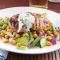 BBQ chicken with spicy chickpeas