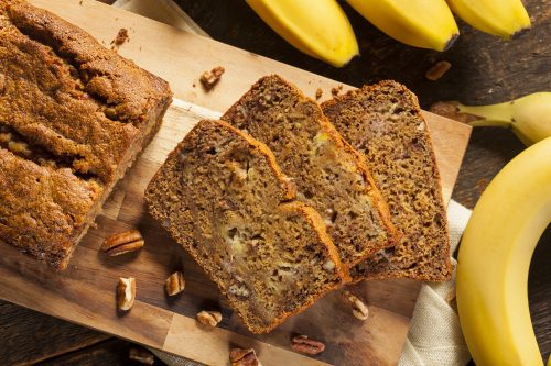 Banana and coconut loaf