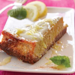 Banana and honey cheesecake