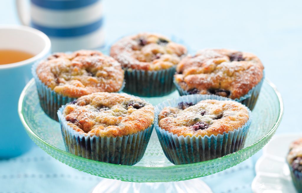 Banana, blueberry and coconut muffins Banana, blueberry and coconut muffins