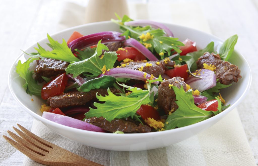 Barbecued beef and orange salad Barbecued beef and orange salad