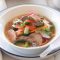 Beef in miso soup