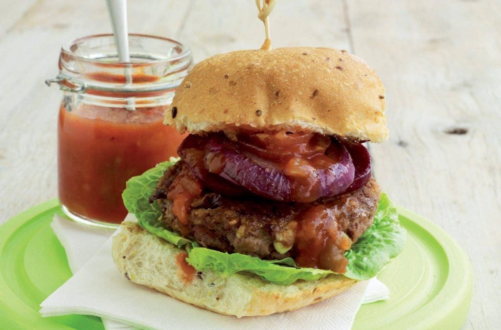 Beef ‘n’ bean burger Beef ‘n’ bean burger
