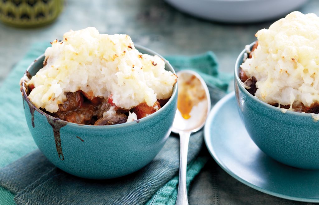 Beef pot pies with celeriac mash Beef pot pies with celeriac mash