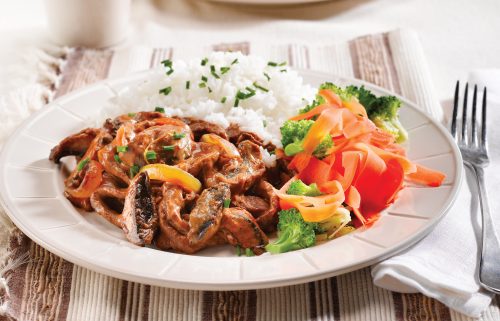 Beef stroganoff