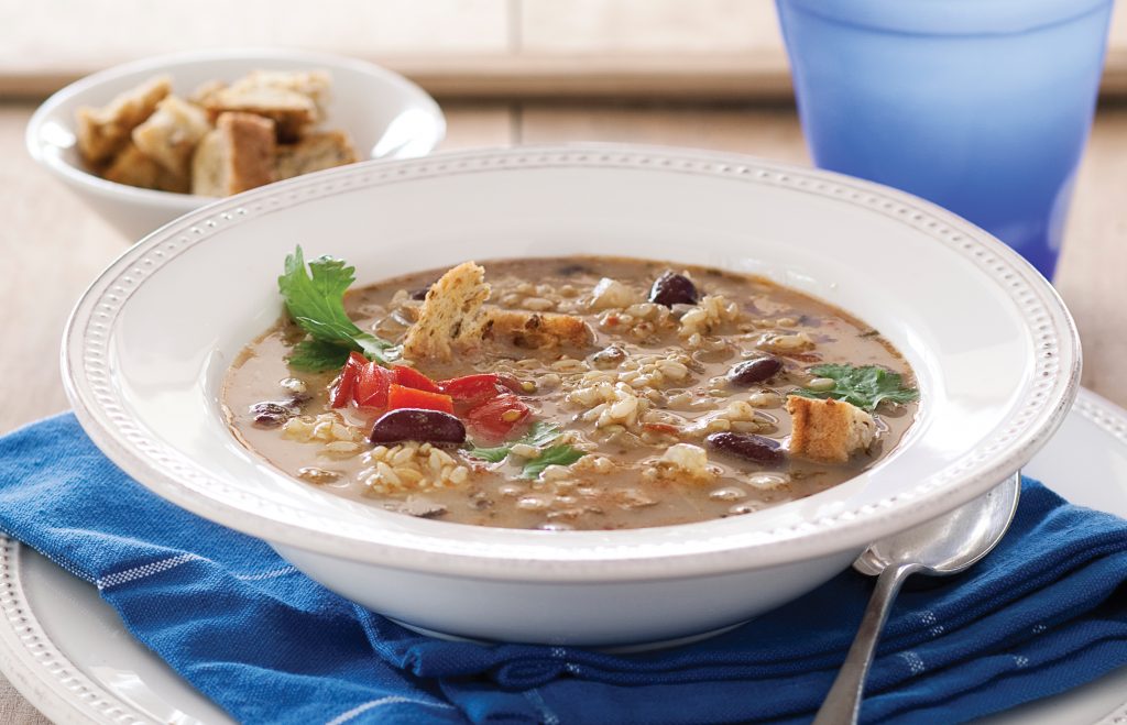 Black bean and rice soup Black bean and rice soup