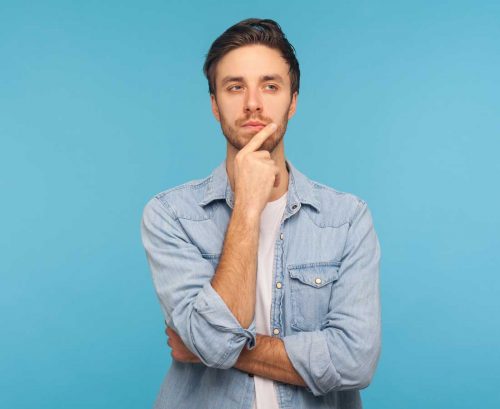 Man thinking