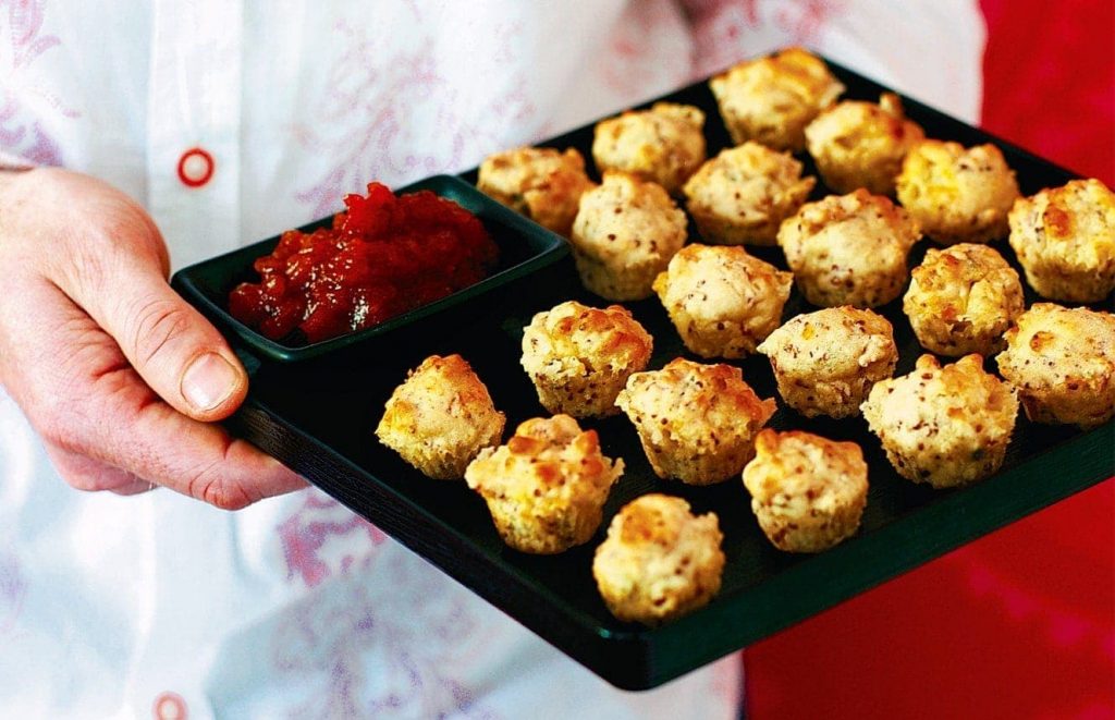 Cheese and mustard mini muffins Cheese and mustard mini muffins