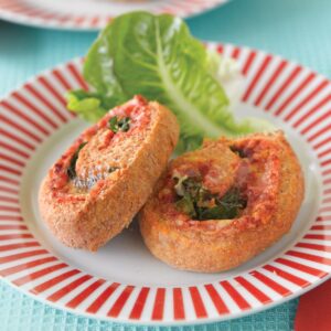 Cheesy pinwheel scones