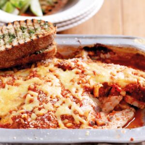 Chicken and eggplant parmigiana