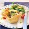 Chicken and mushroom filo pies