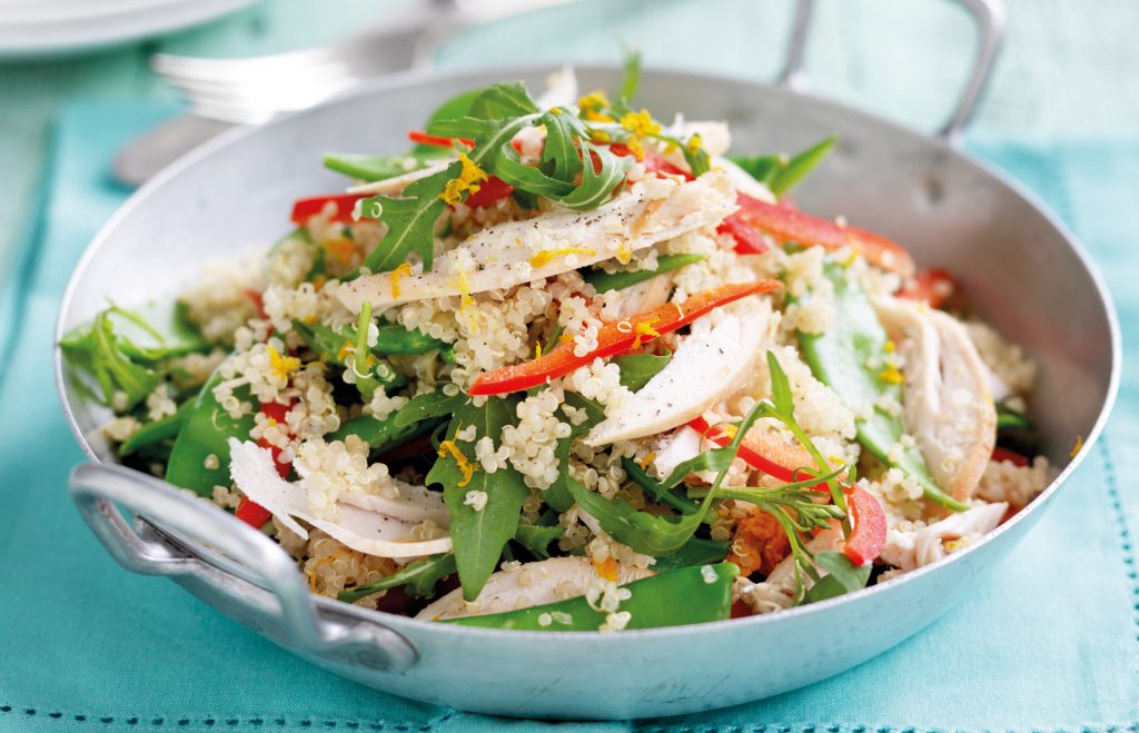 Chicken and orange-ginger quinoa salad Chicken and orange-ginger quinoa salad
