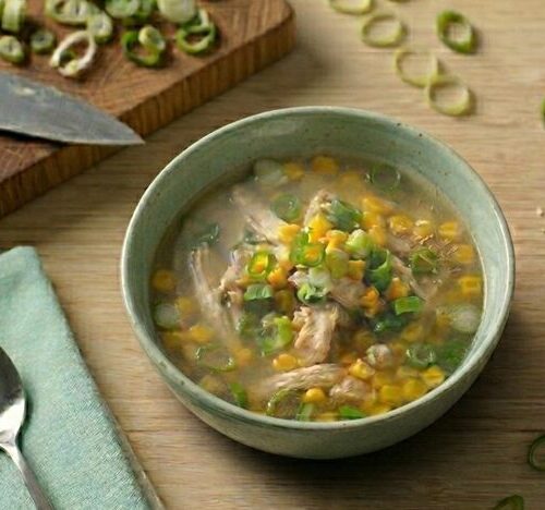 Chicken and sweetcorn soup