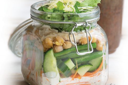 Chicken chickpea salad