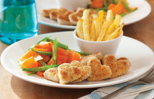 Chicken heart nuggets