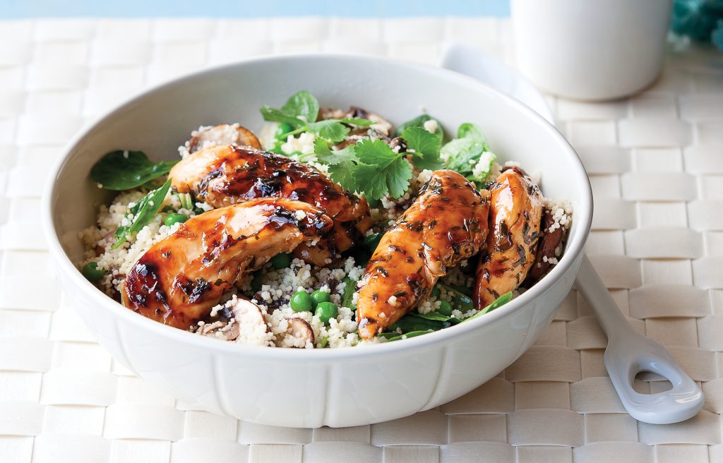Chicken, mushroom and tarragon stir-fry Chicken, mushroom and tarragon stir-fry