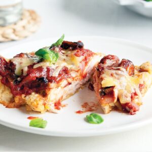 Healthier chicken parmigiana