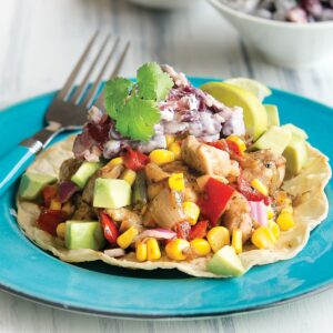 Chicken tostadas