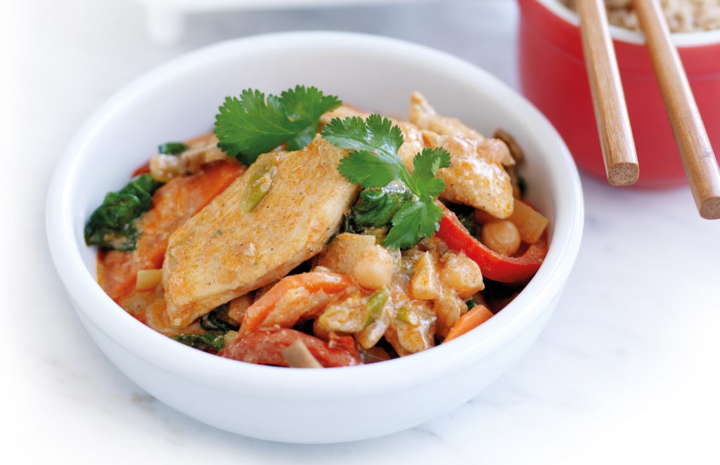 Chicken, vegetable and chickpea curry Chicken, vegetable and chickpea curry