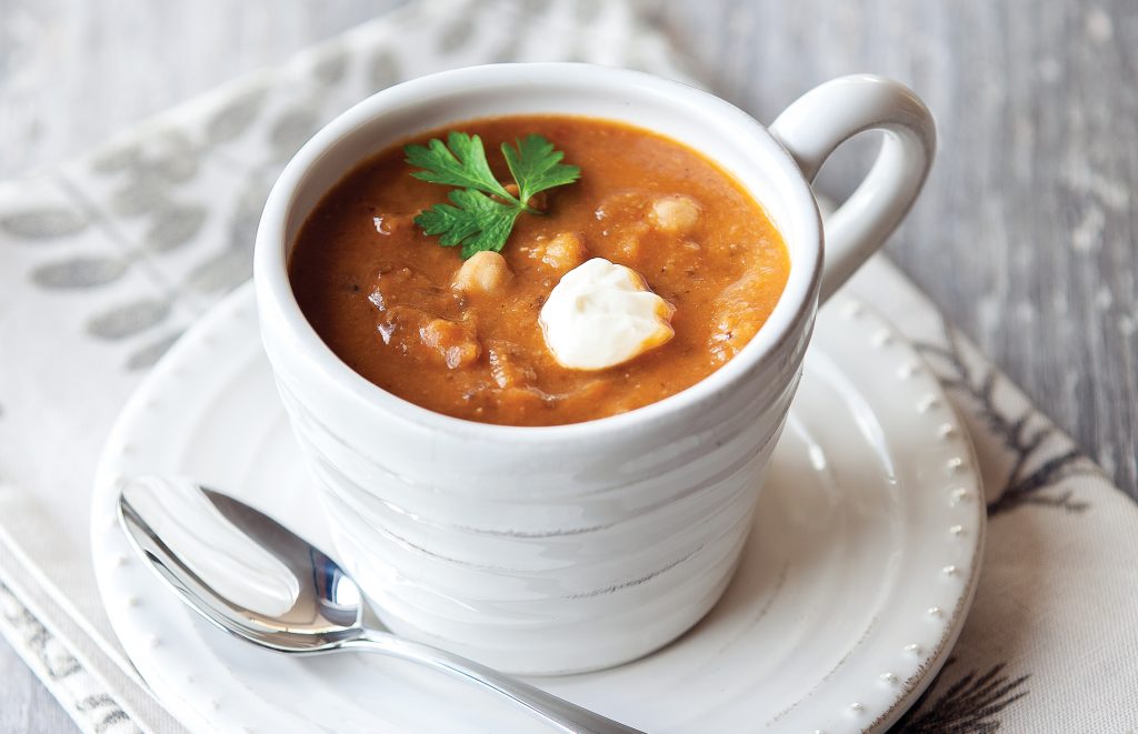 Chickpea and red lentil soup Chickpea and red lentil soup