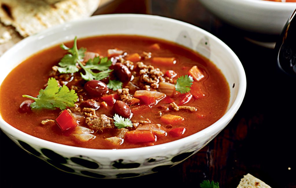 Chilli beef and kidney bean soup Chilli beef and kidney bean soup