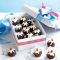 Chocolate Christmas pudding truffles