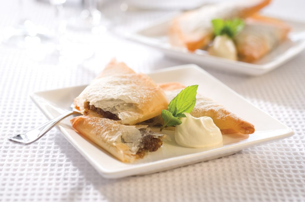 Christmas mincemeat and filo triangles Christmas mincemeat and filo triangles