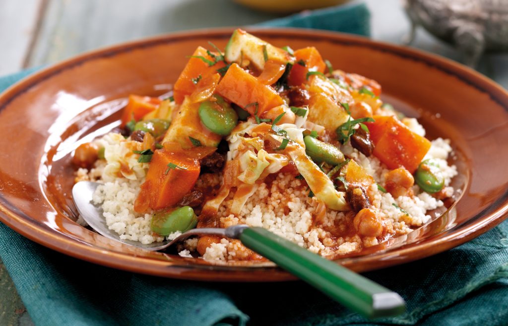 Couscous with seven vegetables Couscous with seven vegetables
