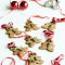 Gingerbread men hanging decoration