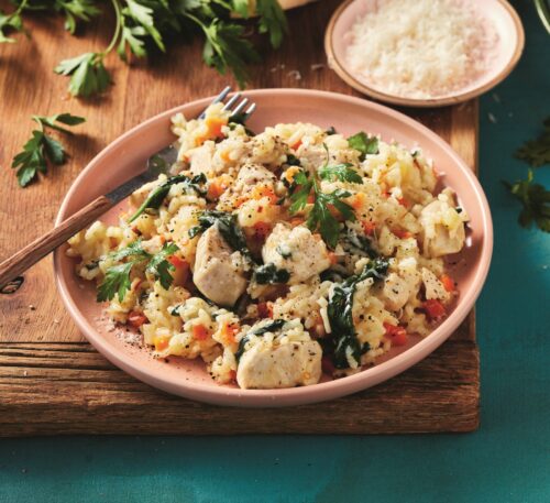 Easy chicken risotto