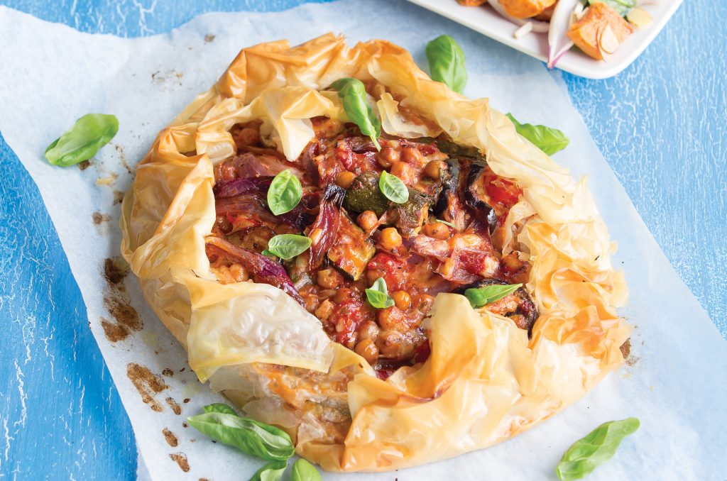 Freeform ratatouille tart Freeform ratatouille tart