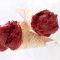 Frozen raspberry sorbet