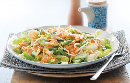Gado gado salad (vegetables with peanut sauce)