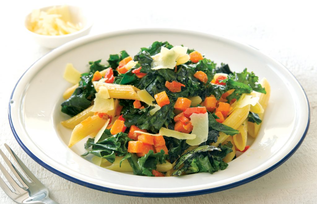 Garlic and chilli kale pasta Garlic and chilli kale pasta