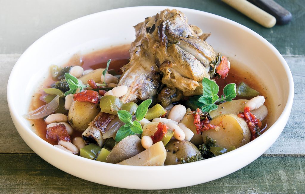 Greek-style lamb shanks Greek-style lamb shanks
