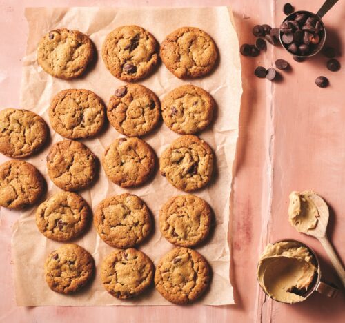 Chocolate chip peanut butter cookies