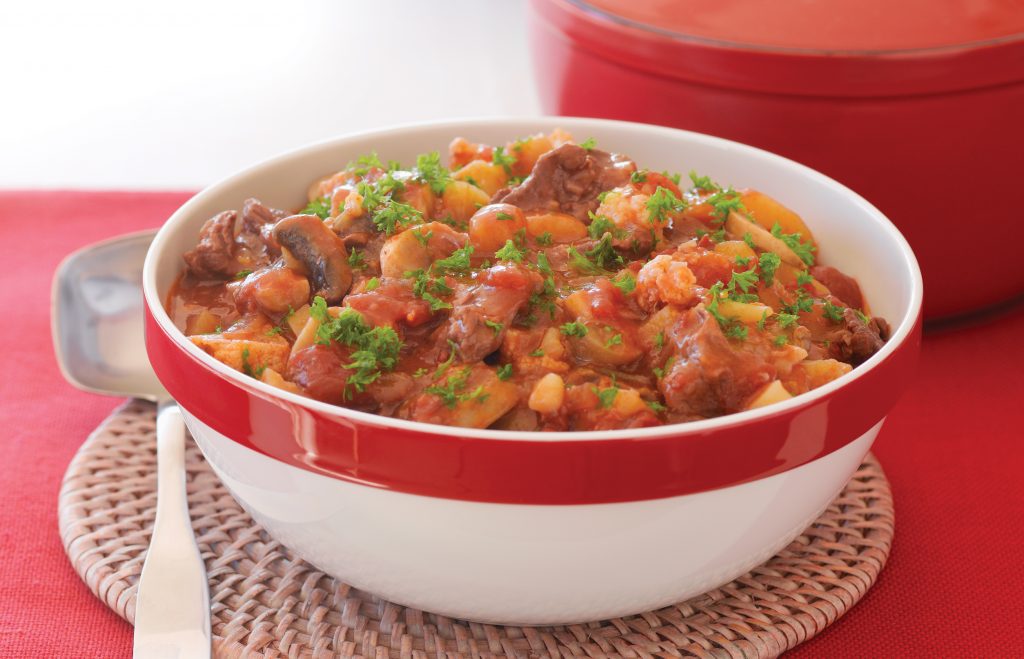 Harissa beef stew with potatoes and cauliflower Harissa beef stew with potatoes and cauliflower