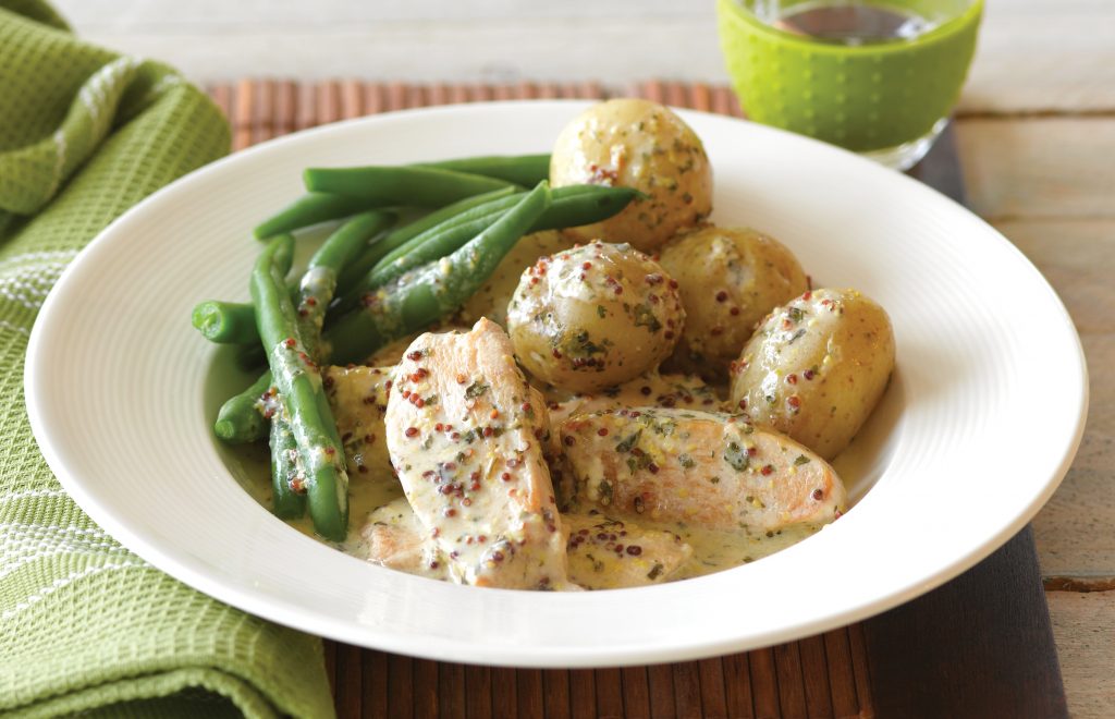 Herb and mustard baked chicken Herb and mustard baked chicken