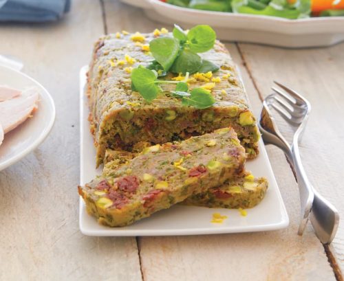 Herby apricot and nut stuffing