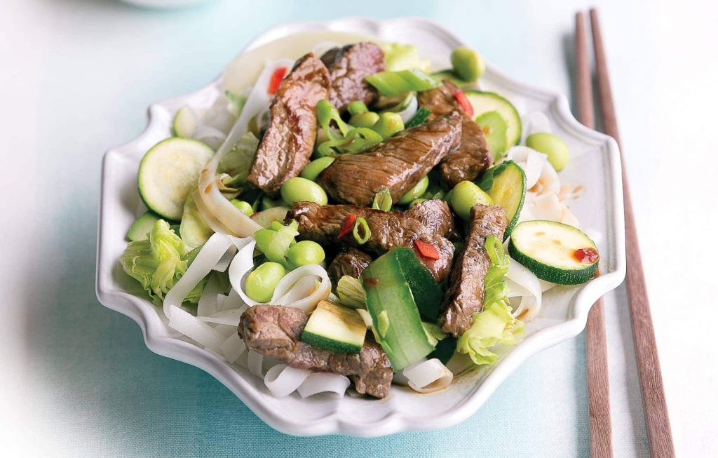 Hoisin beef noodle salad Hoisin beef noodle salad