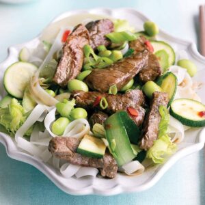 Hoisin beef noodle salad