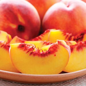 In season late summer: Peaches
