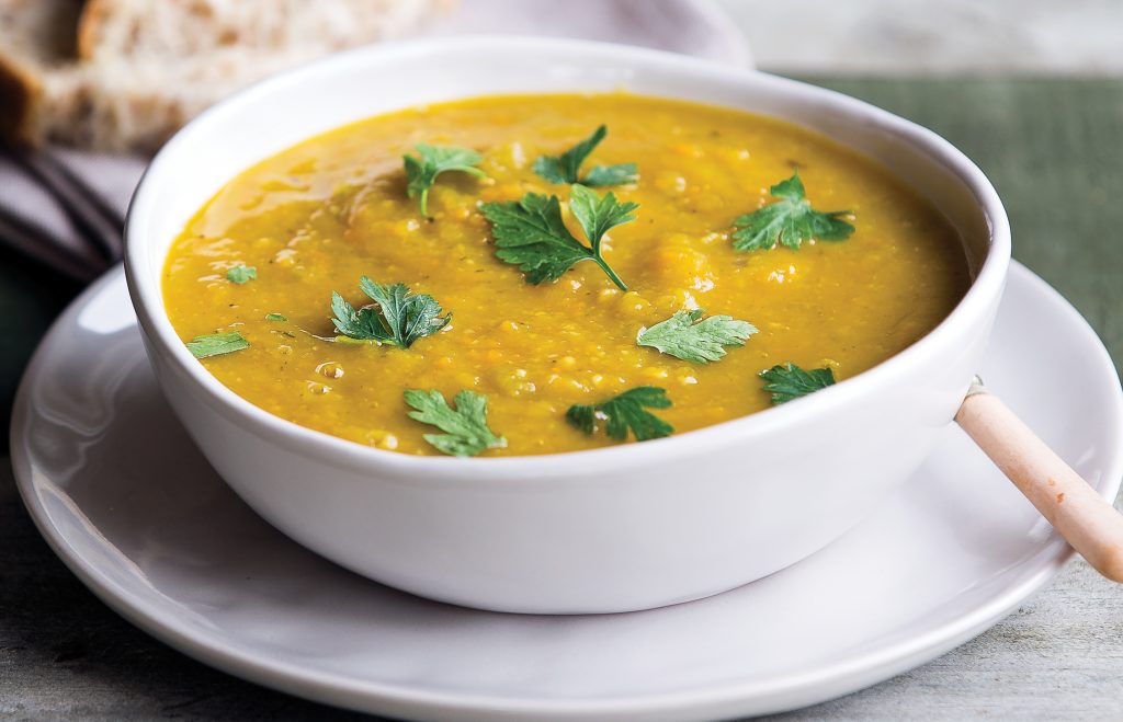 Kumara, pumpkin and chickpea soup Healthy Food Guide