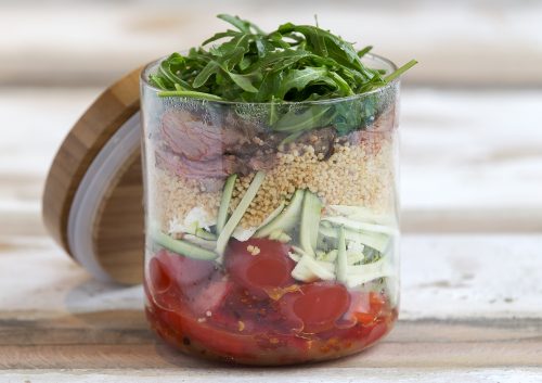 Lamb and couscous salad