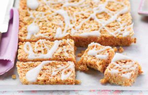 Lemon and coconut slice